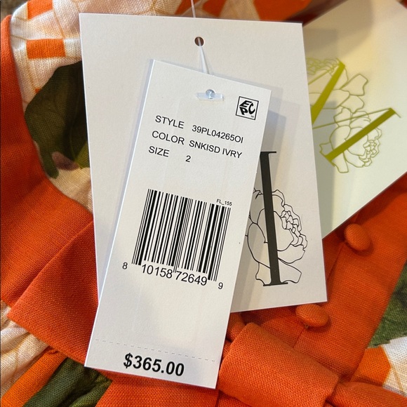 Mestiza NY Carmen Flare Sleeve Bow Mini Dress Linen Sun-kissed Ivory Size 2 NWT - Picture 13 of 15